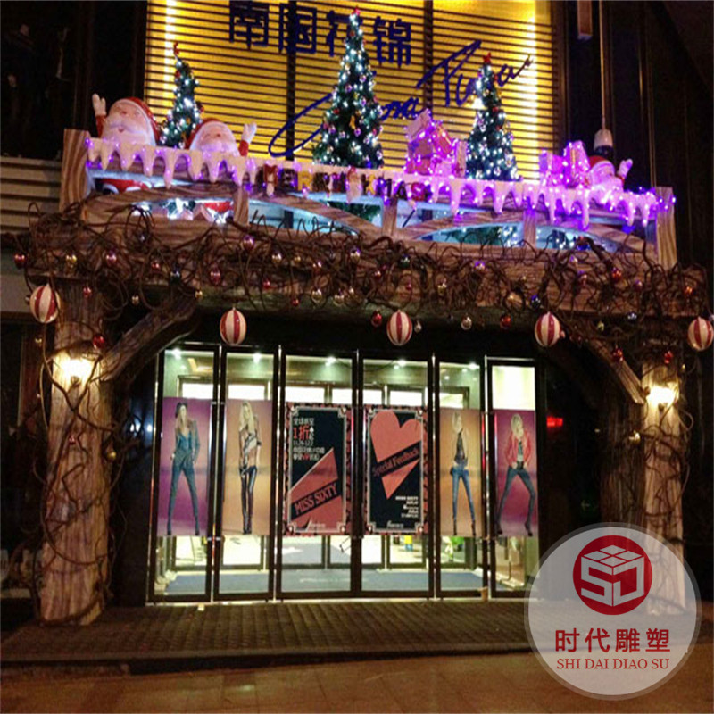 戶外氣球棒棒糖果雕塑玻璃鋼仿真熱氣球商場(chǎng)禮盒美陳裝飾大型擺件