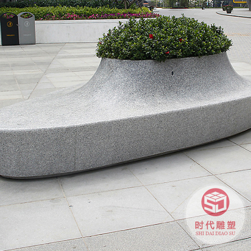 玻璃鋼樹池休閑座椅坐凳商場(chǎng)商業(yè)街公園戶外長(zhǎng)椅公共休息等候椅子