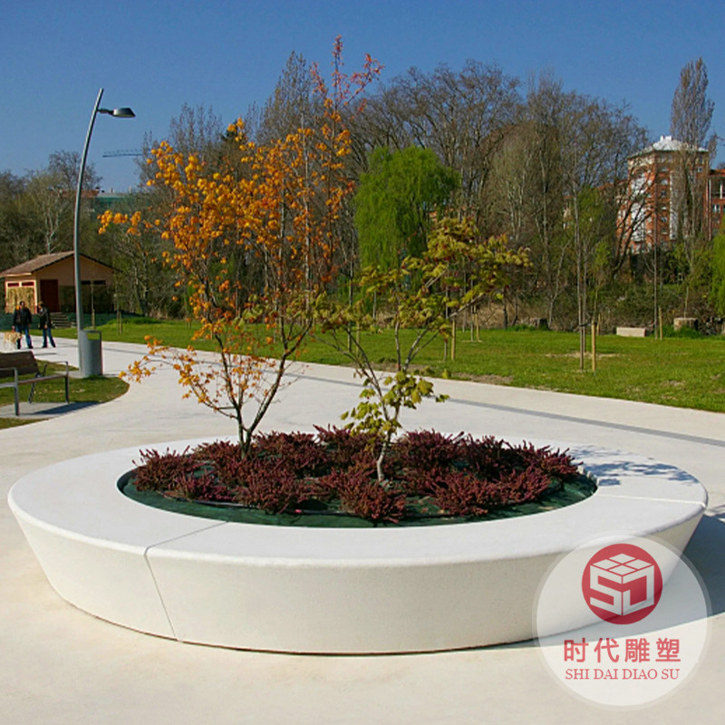 玻璃鋼休閑座椅商場(chǎng)大廳機(jī)場(chǎng)酒店創(chuàng)意花盆樹池公共休息區(qū)坐凳款式