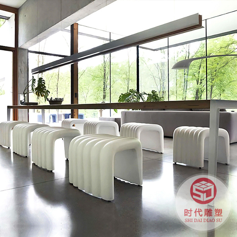 玻璃鋼商場休閑座椅創(chuàng)意字母坐凳休息等候區(qū)椅子藝術卡通兒童凳子